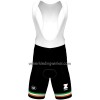 Set Fietsshirt + Korte Koersbroek 2022 Plantur Pura Ierse Kampioenschap Wit Groen
